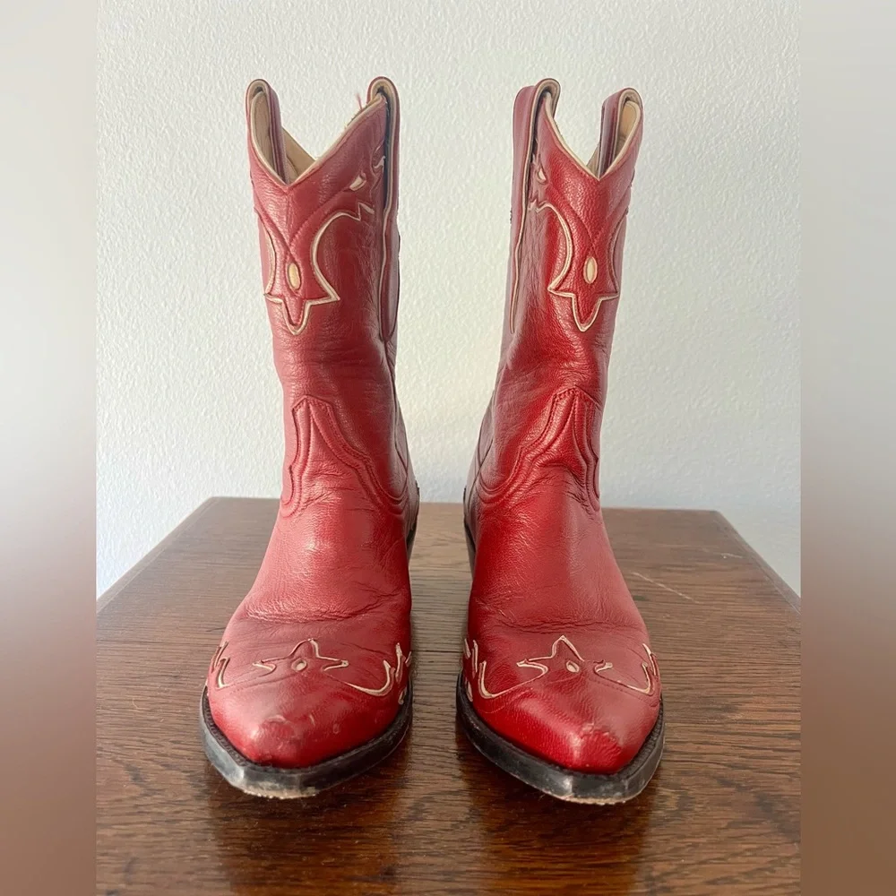 Old Gringo Vintage Red Boots, Women's size 7B - Picture 2 of 9